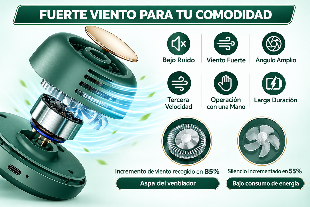Fuerte Viento Para Tu Comodidad - Banner